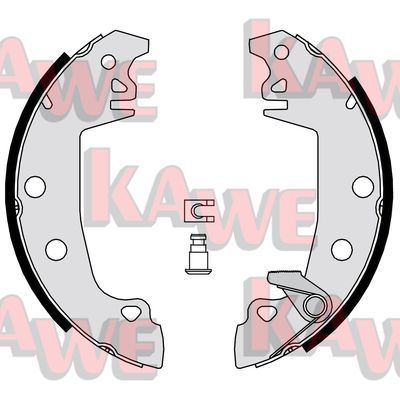KAWE Комплект тормозных колодок 07520