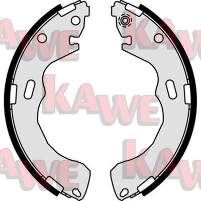 KAWE Комплект тормозных колодок 08030