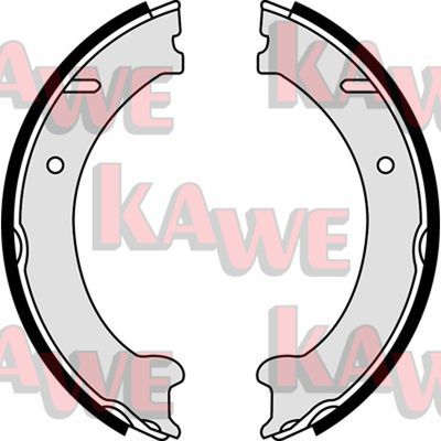 KAWE Комплект тормозных колодок, стояночная тормозная с 08250