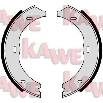 KAWE Комплект тормозных колодок, стояночная тормозная с 09720
