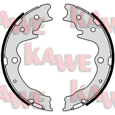 KAWE Комплект тормозных колодок, стояночная тормозная с 09820