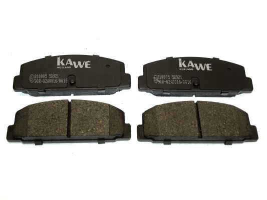 KAWE Комплект тормозных колодок, дисковый тормоз 810005
