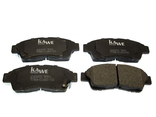 KAWE Комплект тормозных колодок, дисковый тормоз 810021