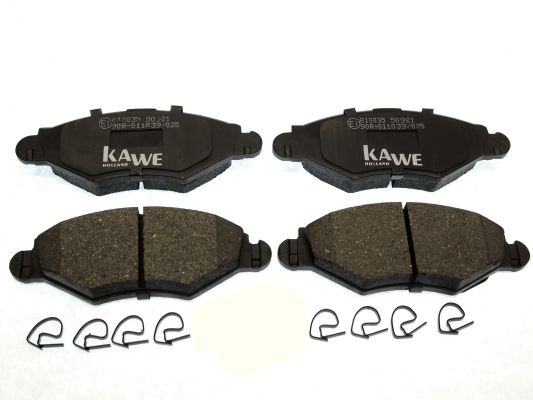 KAWE Комплект тормозных колодок, дисковый тормоз 810035