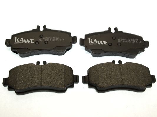 KAWE Комплект тормозных колодок, дисковый тормоз 810036