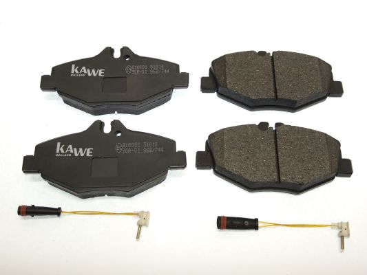 KAWE Комплект тормозных колодок, дисковый тормоз 810081
