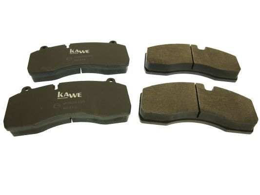 KAWE Комплект тормозных колодок, дисковый тормоз 88091