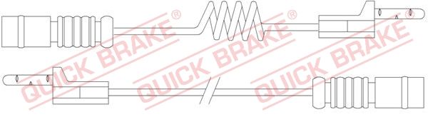 KAWE Indikatoru komplekts, Bremžu uzliku nodilums WS0176A