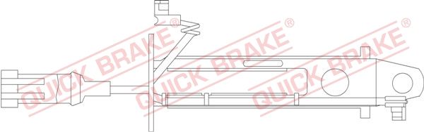 KAWE Indikatoru komplekts, Bremžu uzliku nodilums WS0239A