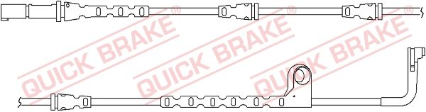 KAWE Indikatoru komplekts, Bremžu uzliku nodilums WS0271A