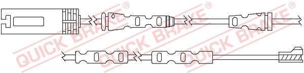 KAWE Контрольный контакт, контроль слоя тормозных колод WS0293A