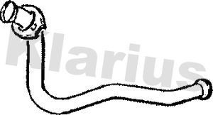 KLARIUS Труба выхлопного газа 110143