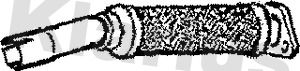 KLARIUS Gofrēta caurule, Izplūdes sistēma 110362
