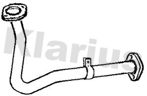 KLARIUS Труба выхлопного газа 120385