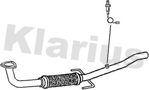 KLARIUS Труба выхлопного газа 142740