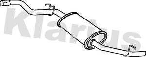 KLARIUS Глушитель выхлопных газов конечный 250264