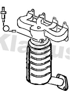 KLARIUS Katalizators 321972