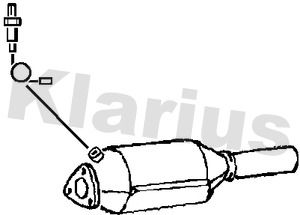 KLARIUS Катализатор 370614