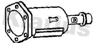 KLARIUS Nosēdumu-/Daļiņu filtrs, Izplūdes gāzu sistēma 390126
