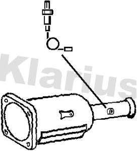 KLARIUS Nosēdumu-/Daļiņu filtrs, Izplūdes gāzu sistēma 390235