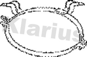 KLARIUS Кронштейн, система выпуска ОГ 430371