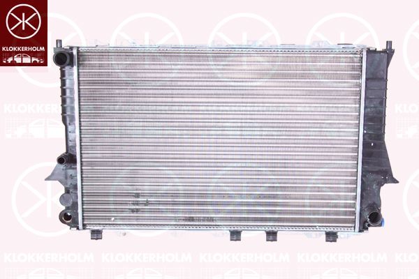 KLOKKERHOLM Радиатор, охлаждение двигателя 0012302081