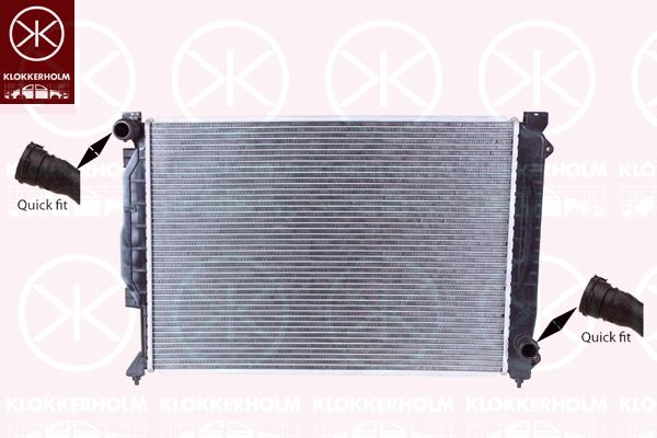 KLOKKERHOLM Radiators, Motora dzesēšanas sistēma 0014302157