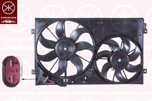 KLOKKERHOLM Ventilators, Motora dzesēšanas sistēma 0026307548