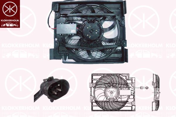 KLOKKERHOLM Ventilators, Motora dzesēšanas sistēma 00652602