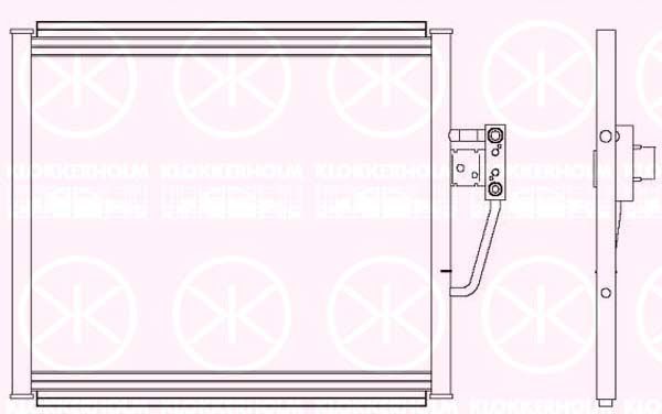 KLOKKERHOLM Конденсатор, кондиционер 0065305213