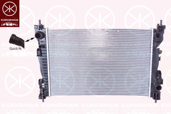 KLOKKERHOLM Radiators, Motora dzesēšanas sistēma 0105302119