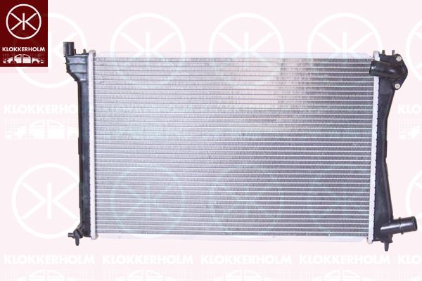 KLOKKERHOLM Радиатор, охлаждение двигателя 0523302171