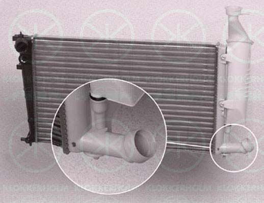 KLOKKERHOLM Radiators, Motora dzesēšanas sistēma 0550302140