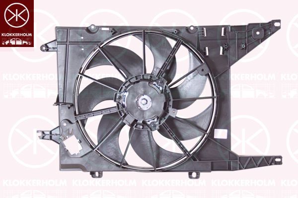 KLOKKERHOLM Ventilators, Motora dzesēšanas sistēma 13012601