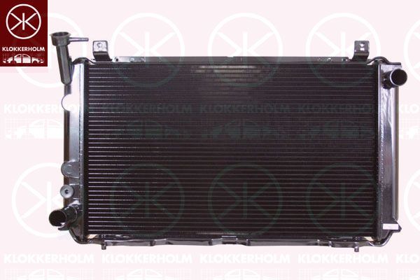 KLOKKERHOLM Радиатор, охлаждение двигателя 1626302054
