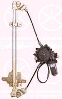 KLOKKERHOLM Stikla pacelšanas mehānisms 16661802
