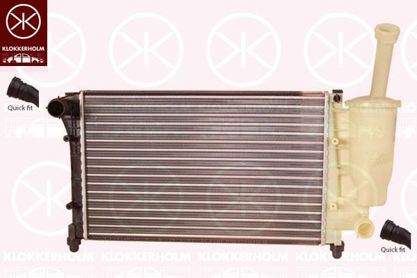 KLOKKERHOLM Radiators, Motora dzesēšanas sistēma 2008302291