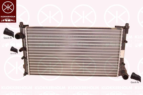 KLOKKERHOLM Radiators, Motora dzesēšanas sistēma 2008302292