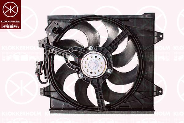 KLOKKERHOLM Вентилятор, охлаждение двигателя 20132601