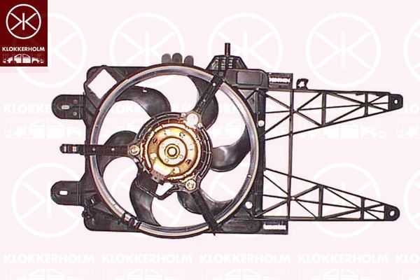 KLOKKERHOLM Ventilators, Motora dzesēšanas sistēma 20232608