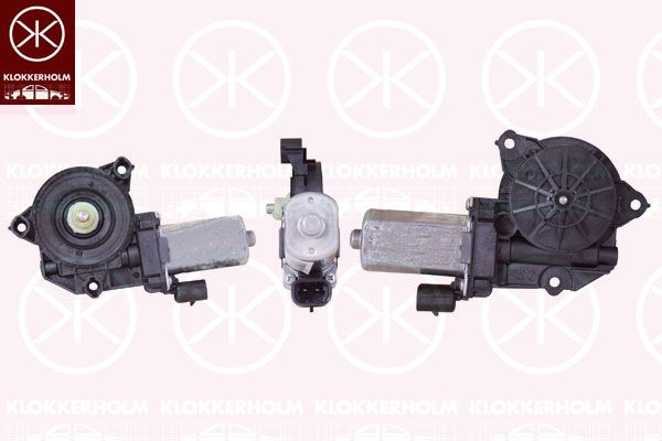 KLOKKERHOLM Elektromotors, Stikla pacēlājs 20321808