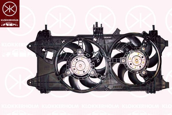 KLOKKERHOLM Ventilators, Motora dzesēšanas sistēma 20422601