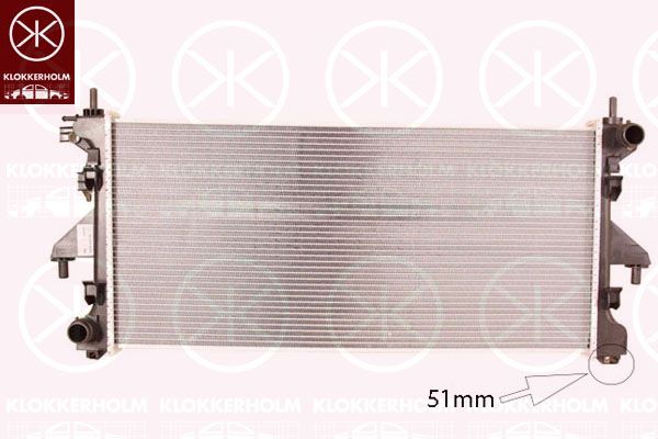 KLOKKERHOLM Radiators, Motora dzesēšanas sistēma 2097302304