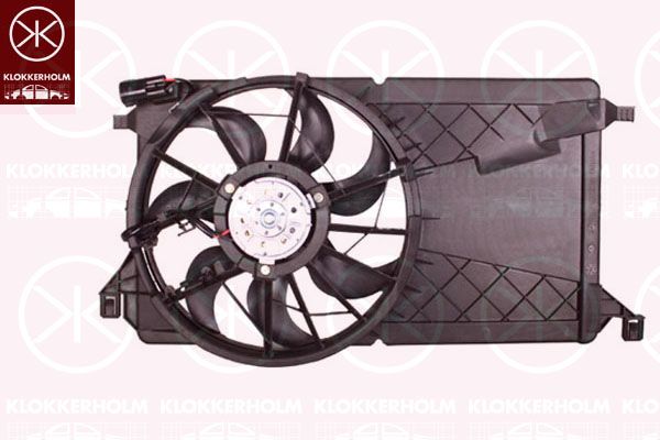 KLOKKERHOLM Ventilators, Motora dzesēšanas sistēma 25332603