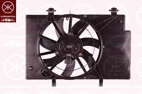 KLOKKERHOLM Ventilators, Motora dzesēšanas sistēma 25652604