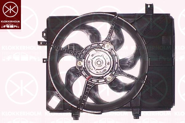 KLOKKERHOLM Ventilators, Motora dzesēšanas sistēma 31272601