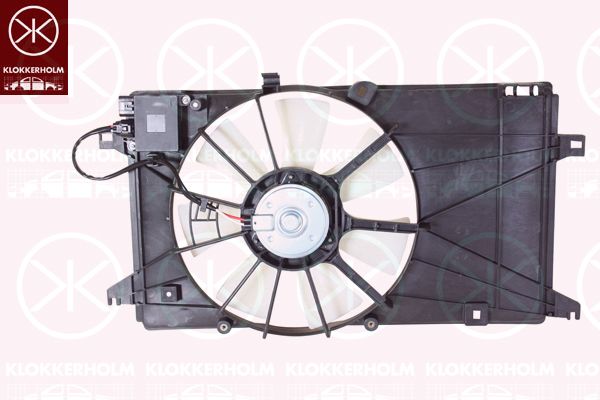 KLOKKERHOLM Вентилятор, охлаждение двигателя 34082601