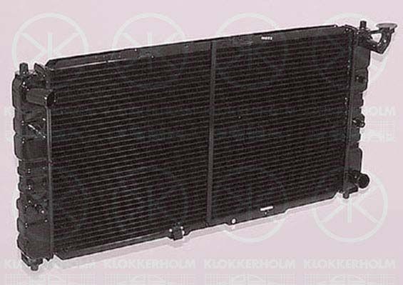 KLOKKERHOLM Радиатор, охлаждение двигателя 3471302101