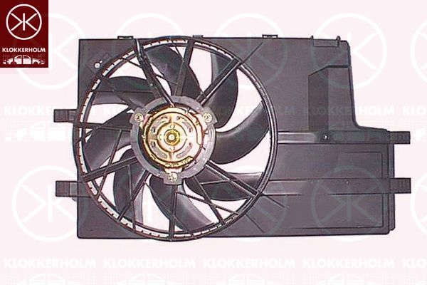 KLOKKERHOLM Ventilators, Motora dzesēšanas sistēma 35052601