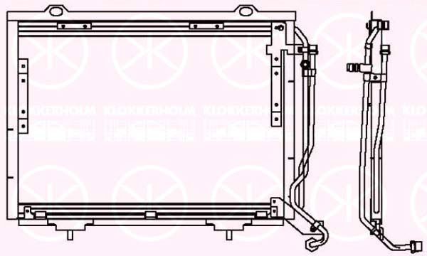 KLOKKERHOLM Конденсатор, кондиционер 3512305279